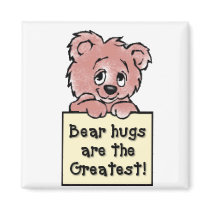Bear Hugs Refrigerator Magnet