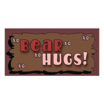 Bear Hugs Custom Photo Card
