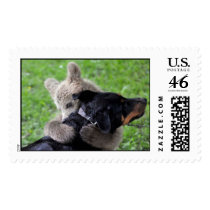 Bear Hugs Postage Stamp