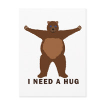 Bear Hugs Post Card