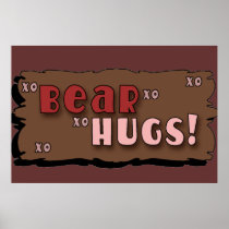 Bear Hugs Poster