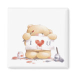 Bear I Love You Magnet magnets