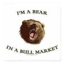 Bear in a Bull Market posters by HappyDoggies Bear in a Bull Market posters