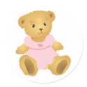 Bear in a Pink Dress stickers