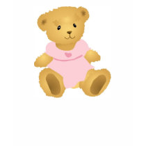 Bear in a Pink Dress t-shirts
