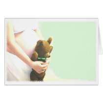 Bear in Big Green Ribbon cards by SJBequeath Bear in Big Green Ribbon cards