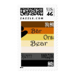 Bear in Many Languages Postage Stamp