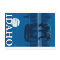 Bear in Moonlight - Idaho Postcard