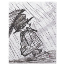 Bear in the Rain letterhead by AlinaBradford Bear in the Rain letterhead