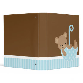 Bear in Umbrella Photo Book binder