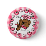 Bear Little Chef Custom Button (Rnd)
