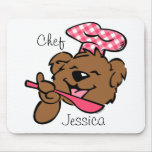 Bear Little Chef Custom Mousepad