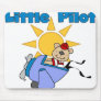 Bear Little Pilot Mouse Pads