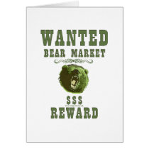 Bear Market Reward Greeting Cards