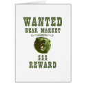 Bear Market Reward Greeting Cards