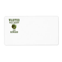 Bear Market Reward Personalized Shipping Labels