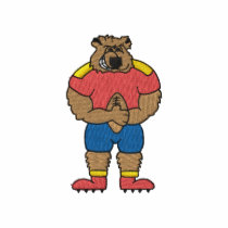 Bear Mascot embroidered shirts
