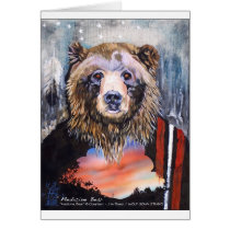 Bear Medicine Card by JWBaker_Artist Bear Medicine Card