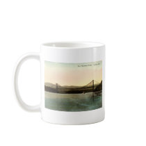 Bear Mountain Bridge, Hudson River NY Vintage 1927 Coffee Mug