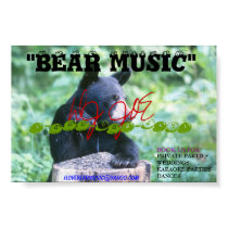 BEAR MUSIC posters by kishel BEAR MUSIC posters