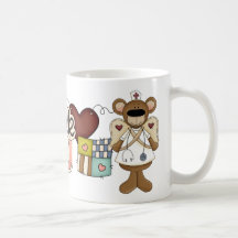 Bear Nurse Thank You Mug