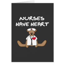 Bear Nurses Have Heart T-shirts and Gifts Cards