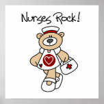 nurse, nurses rock, best nurse, nursing, professions, teddy bear, bear, cute, lpn, er nurse, ob nurse, pediatric nurse, medical, peacockcards, future nurse, student nurse, comics