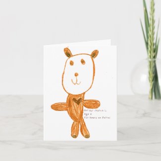 Bear of Encouragement card