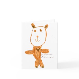 Bear of Encouragement card