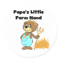 Bear Papa's Little Farm Hand stickers by toddlersplace Bear Papa's Little Farm Hand stickers