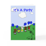 'Bear Parade' Invitation Greeting Card