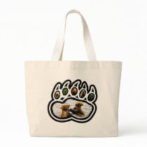 Bear Paw Canvas Bags