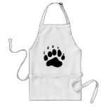 Bear Paw Print aprons