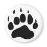 Bear Paw Print Fridge Magnet
