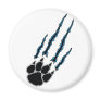 Bear Paw Rip Refrigerator Magnet