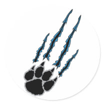 Bear Paw Rip stickers by alternateworlds Bear Paw Rip stickers