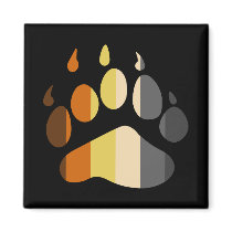 Bear Paw Stripe Magnet