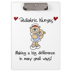 Bear Pediatric Nurses Clipboard