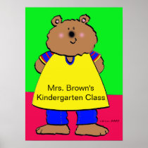 Bear/Personalize/Vera Trembach Posters
