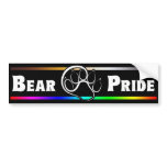 Bear Pride Bumper Sticker