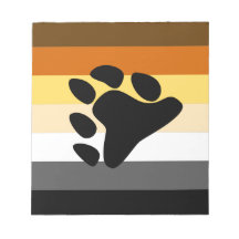 Bear Pride Flag Note Pads