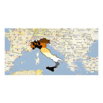 Bear Pride Italy Customized Photo Card
