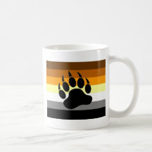 Bear Pride Paw Coffee Mugs