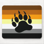 Bear Pride Paw Mouse Mats