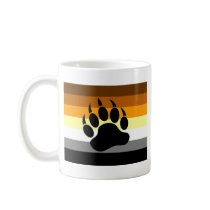Bear Pride Paw Coffee Mugs