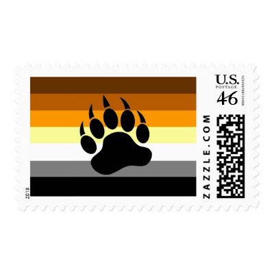 Bear Pride Paw Postage by markthaler
