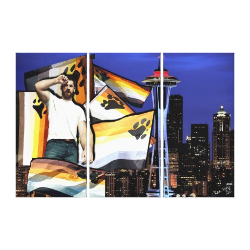 Bear Pride Seattle Canvas Print