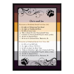 Bear Pride Wedding/Ceremony Driving Directions invitations
