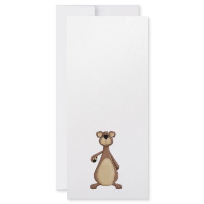 bear full color rack card by doonidesignsanimals