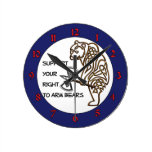 Bear Round Wall Clock